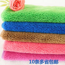 Special coral velvet floor cloth Double layer soft absorbent non-hairless rounded floor cloth Mop replacement cloth