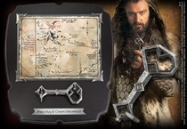 The keys and the map movie original of the dwarf Sorin perimeter of Warners joint Lord of the Rings Hobbit