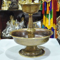 Nepal red copper carving large Protector Cup red copper for cup large Protector Cup