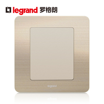 Rogrand switch socket panel Yitin fine gold pattern blank panel baffle bottom box cover plate decorative plate type 86