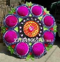 Factory direct sales 1 8 meters paper ball shape tote bag simulation folding wreath 20 starting batch Fuan Tang funeral