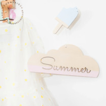 sunnykids childrens room custom ins cloud baby name card custom childrens room bedroom wall hanging photo