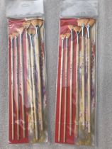 Acrylic painting fan-shaped pen 6 sets