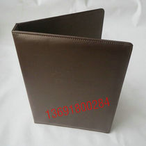 Guest room leather goods service guide book signature book custom contract folder hotel cashier folder silent alarm clock printed LOGO
