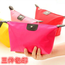 Fashion portable large capacity cosmetic bag dumpling bag dumpling bag foldable cosmetics storage bag bathroom waterproof storage bag