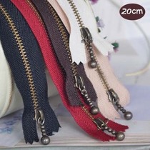 YKK No 3 BRONZE CLASSIC Water DROP Head Zipper - 20CM (10)