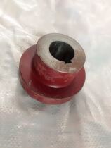 Outer diameter 90 shaft hole 18 to 38 three-claw cast iron backrest wheel Imported polyurethane pad hexagonal water pump coupling spot