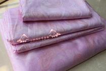 Foreign trade Yu Shan spring summer tencils silky silky smooth skin-friendly silver powder printing and dyeing 2 meters quilt cover sheets pillowcase