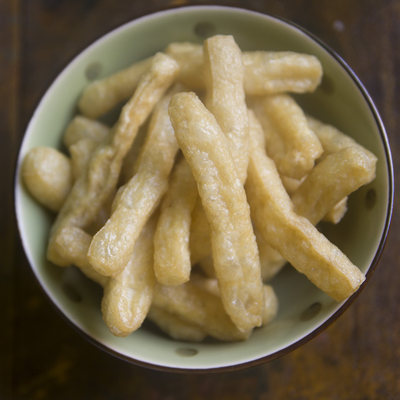 攸县香干/新鲜油豆腐/豆腐条/泡豆腐 可做麻辣豆腐 400g_7折现价17.