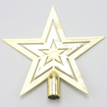 Christmas supplies Christmas decoration tree top star Christmas tree decoration tree Golden Tree Top Star