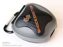 (US delivery) SHOCK boxing MMA special antibacterial tooth guard box black Gray