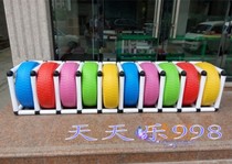 Kindergarten Sensation System Toys Color Multipurpose Rolling Tire Children Plastic Plastic Rolling Circle Tire Racks