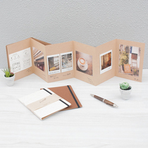 Japan imported accordion creative folding DIY album paste album Business family memorial album Record book