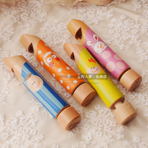 Wooden voice whistle whistle playing toys music instruments childrens music toys are safe and environmentally friendly