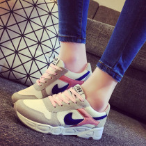 2022 New Products European And European Fashion Sports Wind Casual Korean Version Board Shoes Shallow Mouth Women Shoes 100 Hitch Flat Bottom Single Shoes Running Shoes