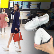 Hong Kong Tide Little White Shoes 2022 new thick sole pine shoes Han edition of the fashion and flat slippers