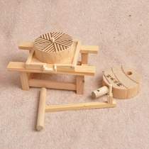 Wooden grinding plate model log simulation model when running wood grinding toys batch decorative crafts ornaments