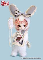 Japanese pullip Dal White Rabbit Romance Alice Pullip bjd knuckle doll