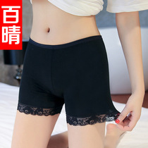 Summer thin modal Ice Silk seamless anti-light safety pants lace three-leggings womens leggings insurance shorts