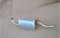 Suitable for Chevrolet Lefeng rear section stainless steel exhaust pipe Saiou muffler muffler 409 steel thickening