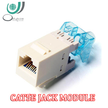 CAT5E super class five network information module UONECAB 180 degree project RJ45 network cable female socket