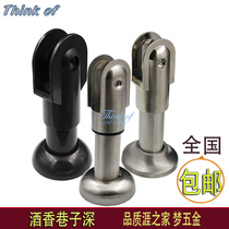 Public side Accessories Brace Feet Stainless Steel Bracket Toilet Partition Support Foot Plywood Tripod