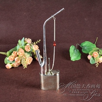 Promotion antique retro brass pipe old Shaker long dry smoke Rod cigarette bag old smoke gun birthday star shisha shivering