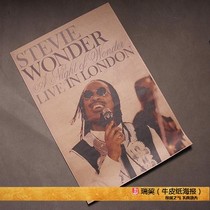 Steve Wanda poster Stevie Wonder nostalgic Motown singer poster soul music posters