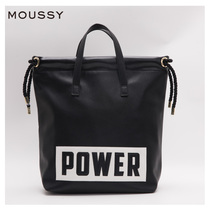 MOUSSY new letter fashion casual handbag shoulder bag female 010BSG51-0640