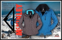 German McKinley high-end ski clothes men and women with rescue chip outdoor cotton clothes single double board