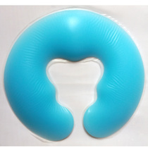 Pillow beauty salon pillow face pillow push pillow head and face pad silicone adult U-shaped round pillow massage without trace