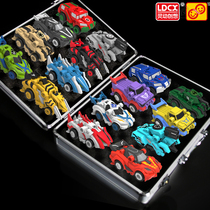 Smart jumping warrior deformation toy chariot running beyond the speed boy 2 full set of station boy 4 flame Holy ride