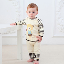 Baby Spring and Autumn Winter cotton sweater men and women baby cardigan sweater toddler sweater set gauze