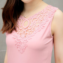 Summer beating undershirt Lace Harness Vest Woman 100 Hitchhiking with a slim Korean version Large code outwear No sleeves Inner Lap