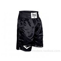 (USA shipped) genuine EVERLAST boxing pants boxing match shorts boxing suit Black