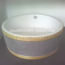 High-grade wood grain marble art basin washbasin wash basin (new jewelry)
