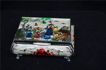 Copper white copper silver-plated Miao silver boutique ornaments pendant 1877206 jewelry box storage box