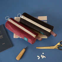 NTMY Heavy wash corduroy Two-color pencil case