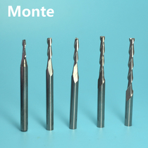 3 175 turn 2 0 Double-edged spiral milling cutter 1 5 furlong board Chevron board CNC Monte computer engraving machine tool