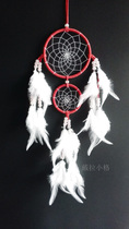 dream catcher Indian dream catcher transporter evil spirits successor gift double circle red