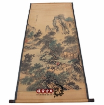 Antique Middle Hall Antique Calligraphy Painting Middle Hall Painting Chinese Painting Living Room Hanging Painting Landscape Painting Zhang Daqian Landscape Painting 3 has been framed