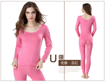 Suit Warm Underwear Ladies slim fit pure cotton autumn and winter tight body Sexy Beauty Body Shape-top Autumn Clothes