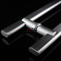 Thickened glass door handle stainless steel handle wooden door handle wooden door handle flat tube Oval tube handle nationwide