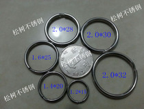 Crown quality big sale stainless steel key ring stainless steel key ring aperture authentic 304 double ring specification full