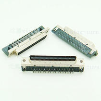 Totem MCR68MS-90 SCSI68 male bending foot connector HPCN68M 90-degree PCB welding plate connector