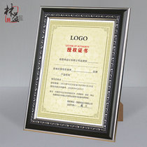 Certificate frame A4 Certificate of honor Photo frame license a3 three certificates in one industrial and commercial business license frame original