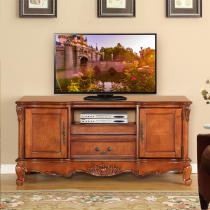 Bedroom TV cabinet European TV cabinet American TV cabinet Small household high film and television cabinet Solid wood TV cabinet