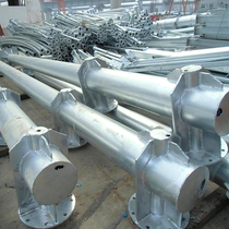 Road traffic benchmark Double cantilever rod Single column Road sign rod F rod single cantilever rod sign rod Hot galvanized