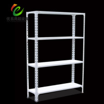 Universal angle steel rack storage rack warehouse shelf display rack Universal Profile triangle iron supermarket beverage rack 4 layers