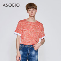 asobio men mens T-shirt daily casual fashion tide skin-friendly loose short sleeve round neck summer mens T-shirt
